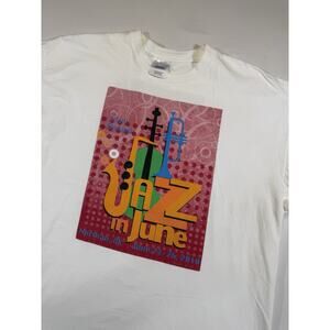 2010 Jazz in June Festival T-Shirt XL Norman OK Music Event Tee